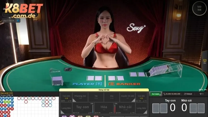 Đánh theo dây – cách chơi Baccarat K8BET luôn thắng