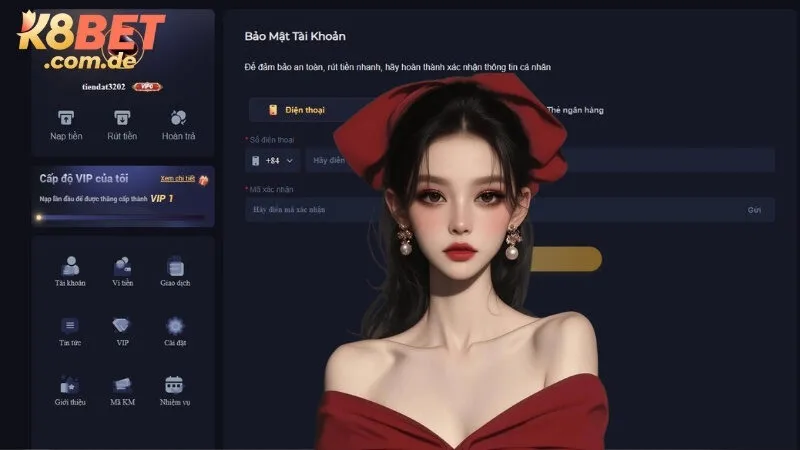 Hướng dẫn rút tiền K8BET chi tiết từng bước cho newbie